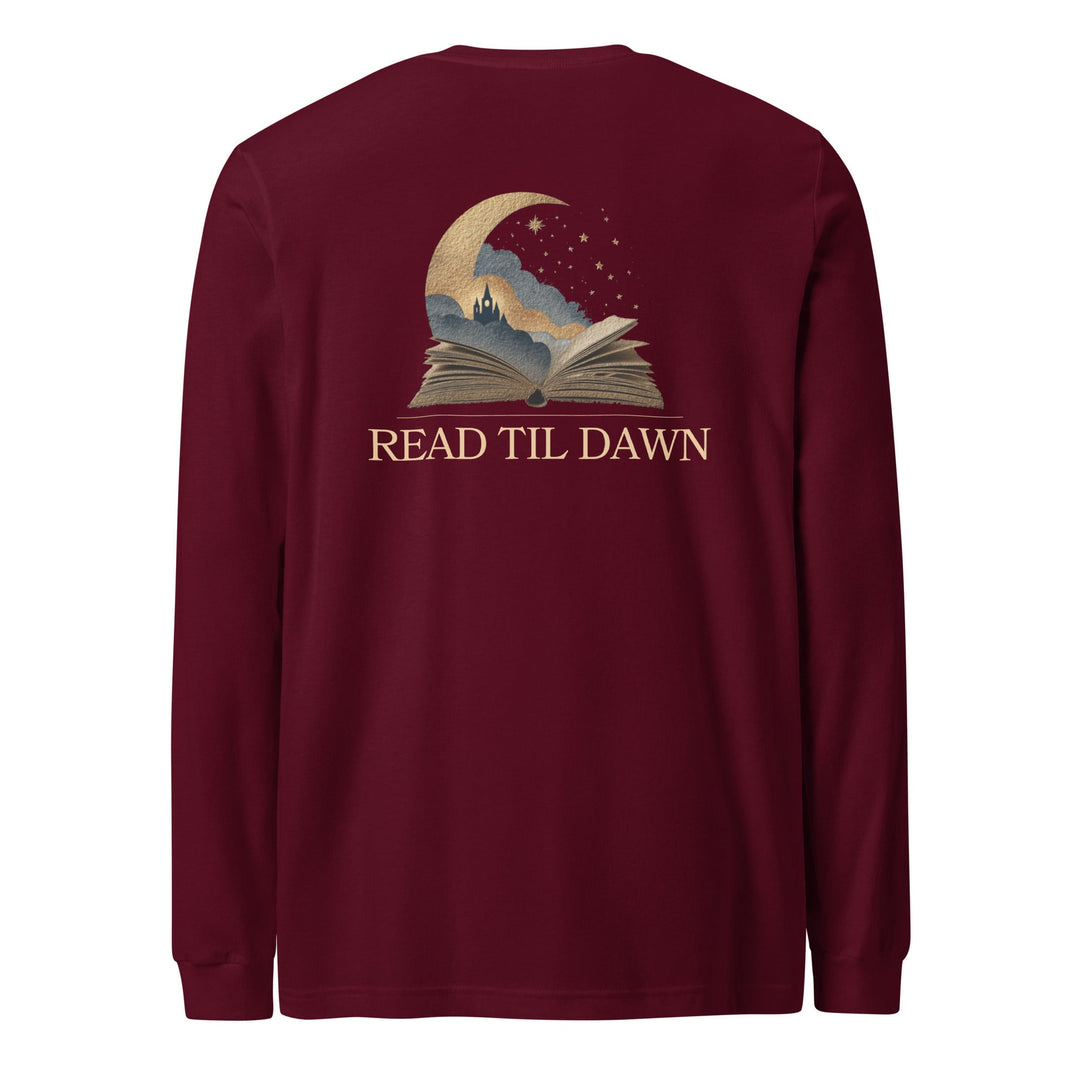 Read Til Dawn Long - Sleeve T-Shirt - Read Til Dawn