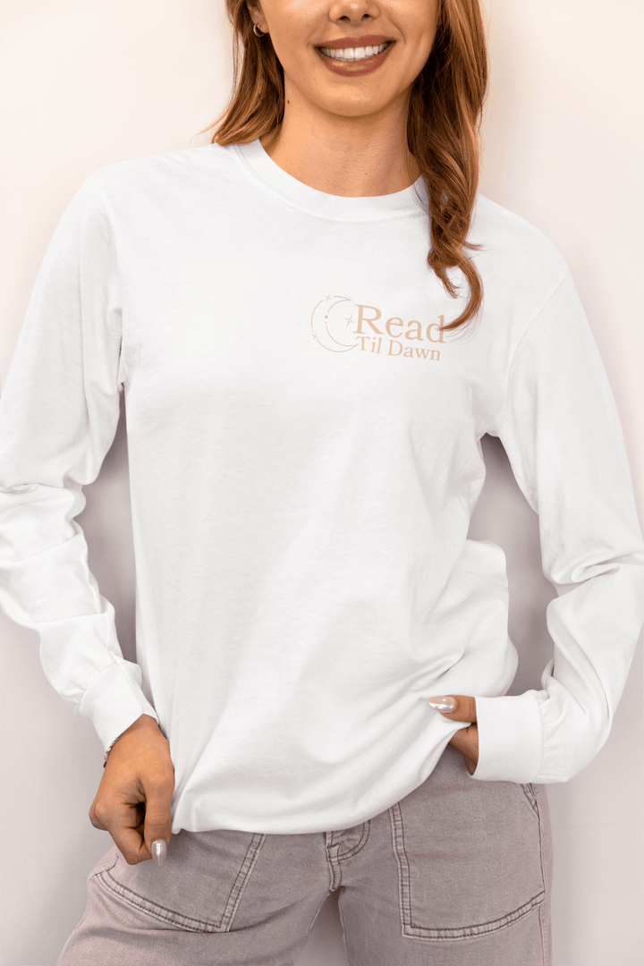Read Til Dawn Long - Sleeve T-Shirt - Read Til Dawn