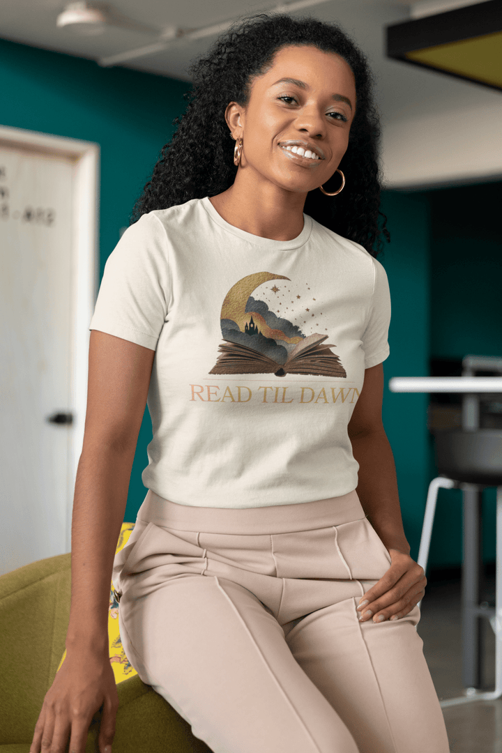 Read Til Dawn Long - Sleeve T-Shirt - Read Til Dawn