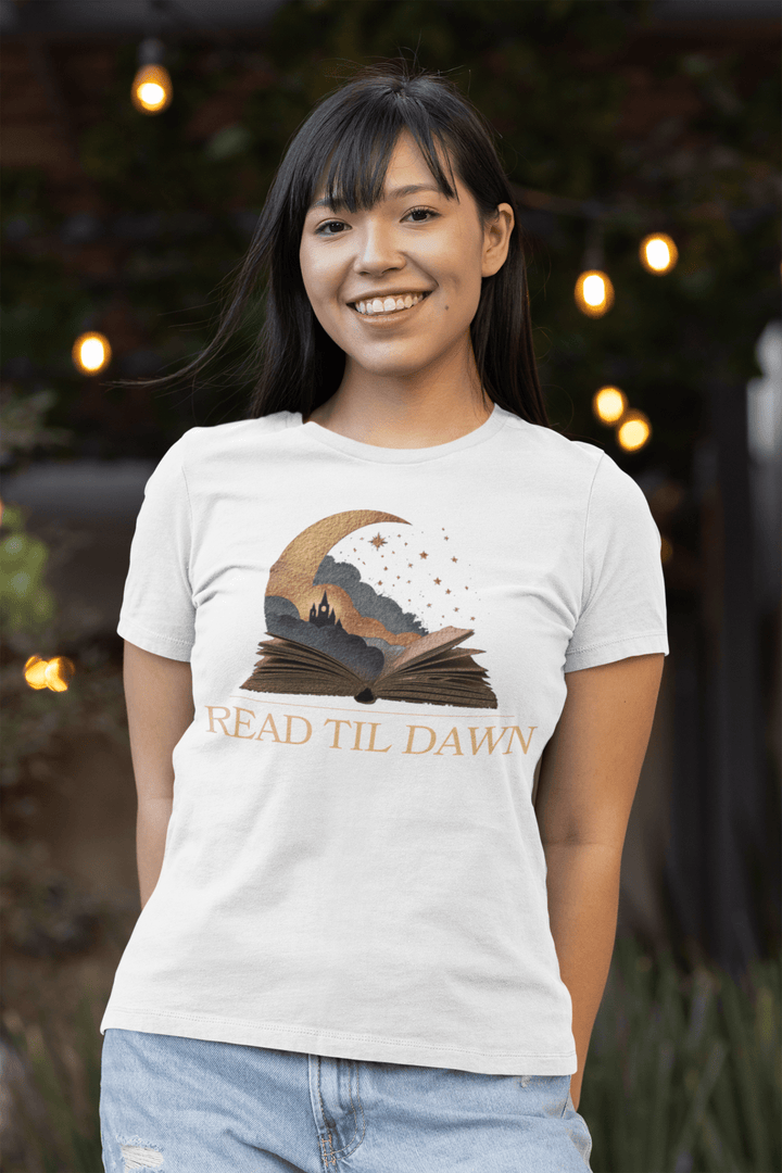 Read Til Dawn Long - Sleeve T-Shirt - Read Til Dawn