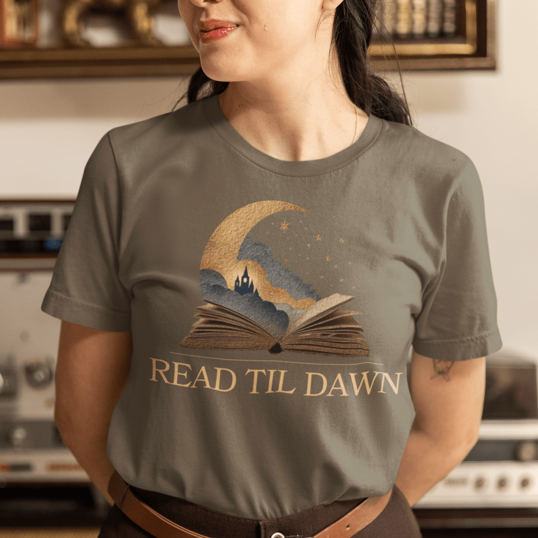 Read Til Dawn Long - Sleeve T-Shirt - Read Til Dawn