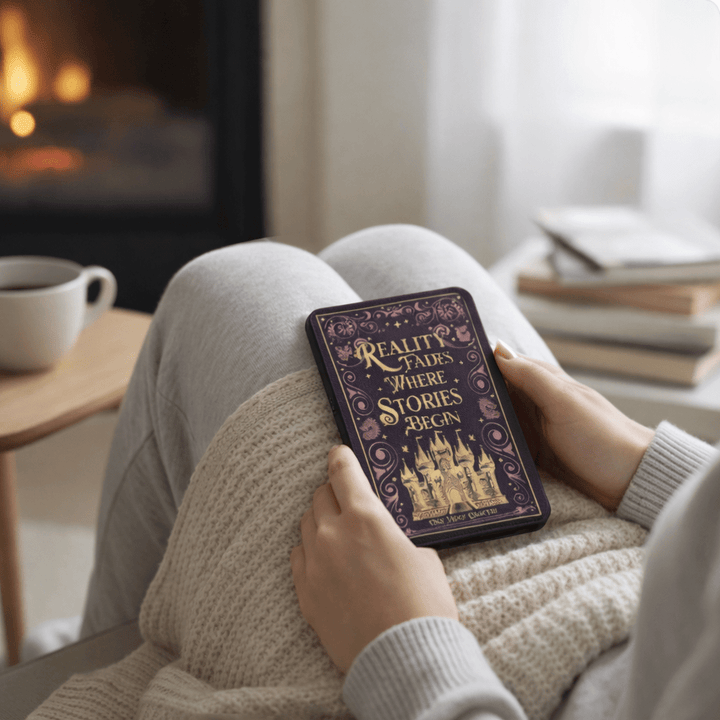 Reality Fades Where Stories Begin Kindle Case - Read Til Dawn