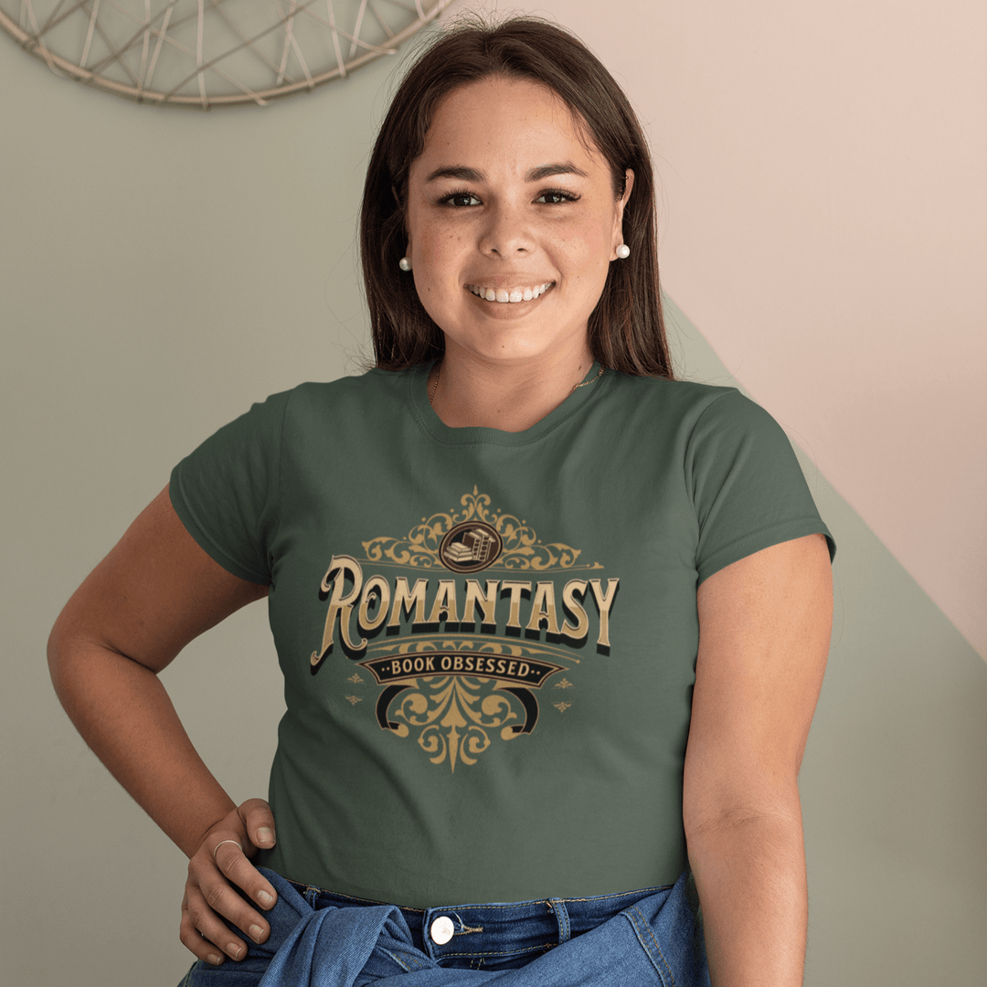 Romantasy Book Obsessed Short - Sleeve T-Shirt - Read Til Dawn