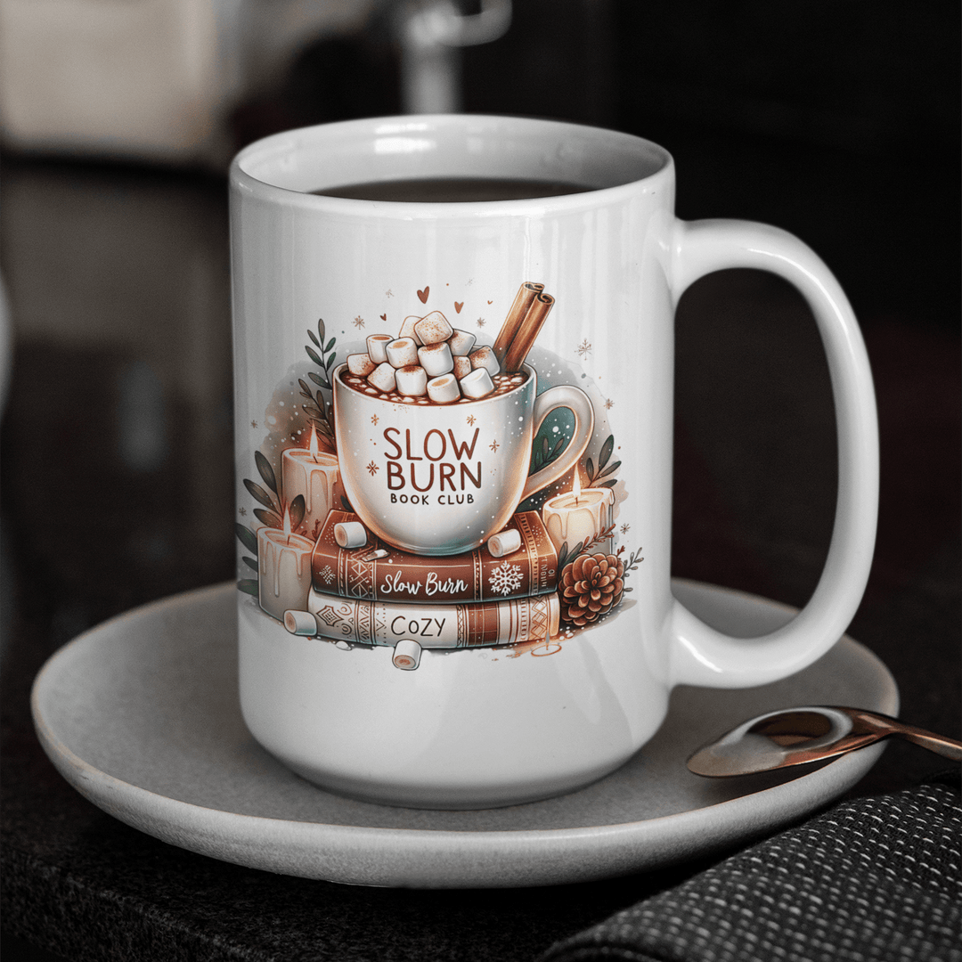 Slow Burn Book Club Mug (15oz) - Read Til Dawn