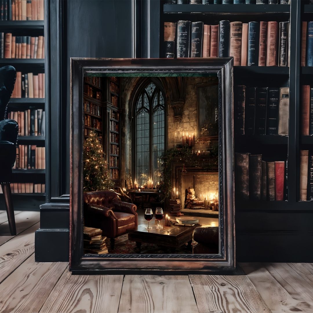 Tales by the Fireside Premium Poster - Read Til Dawn