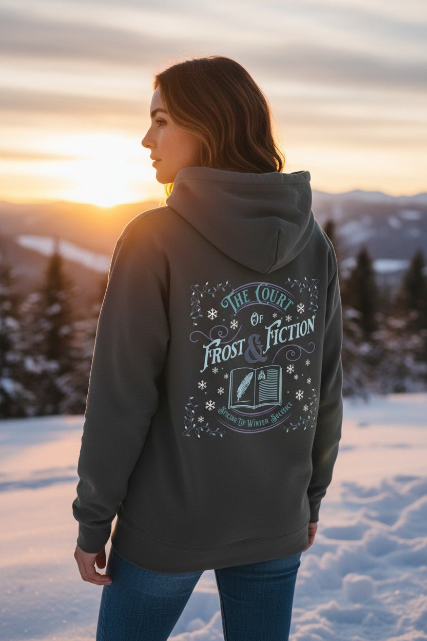The Court of Frost & Fiction Premium Hoodie - Read Til Dawn