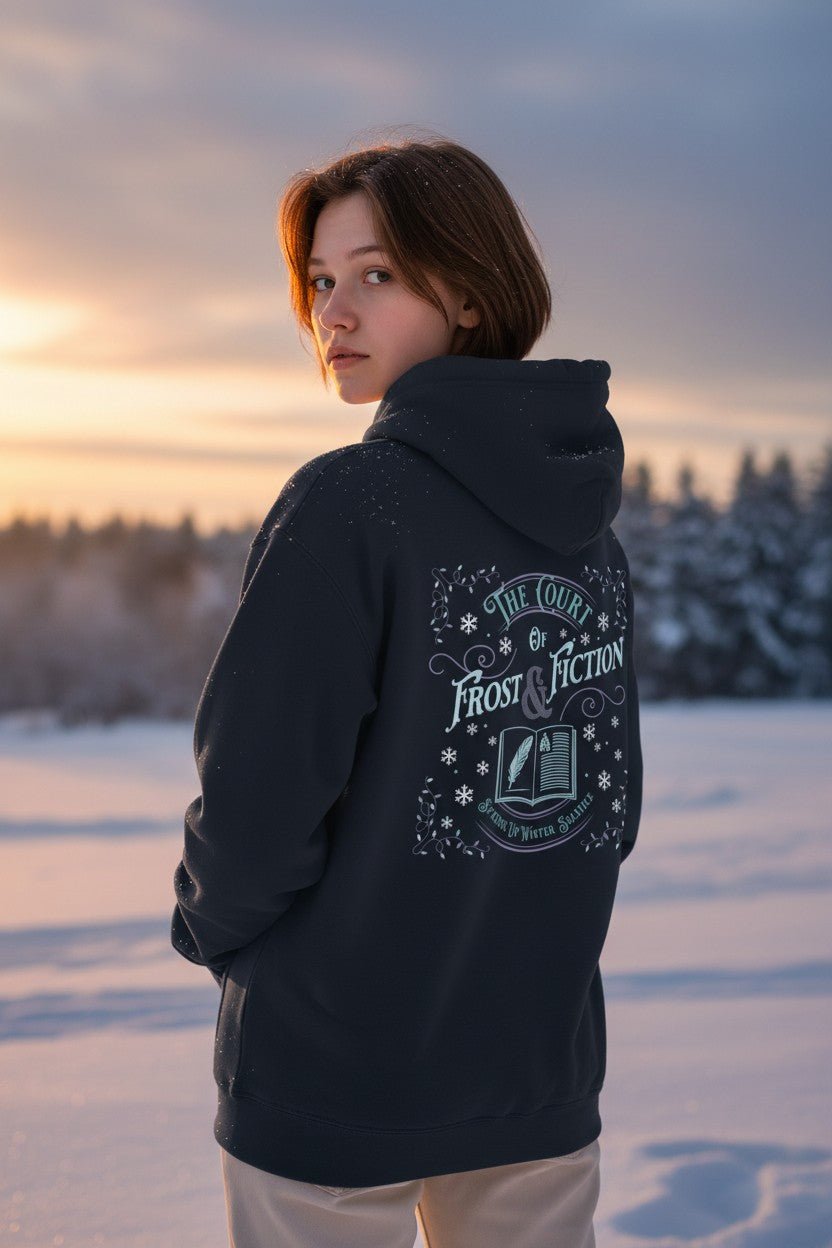 The Court of Frost & Fiction Premium Hoodie - Read Til Dawn