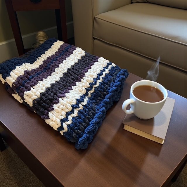 The Midnight Reader Handwoven Blanket - Read Til Dawn