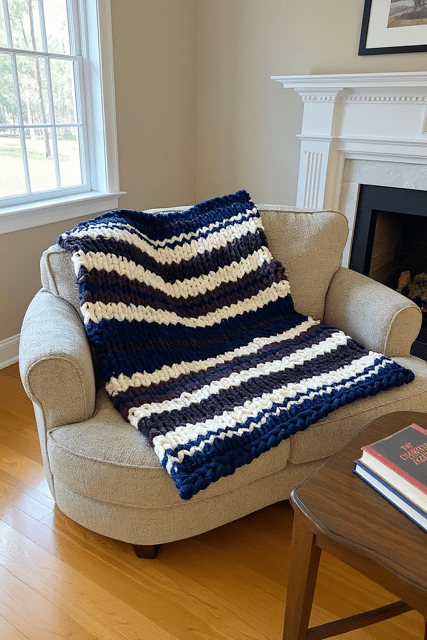 The Midnight Reader Handwoven Blanket - Read Til Dawn