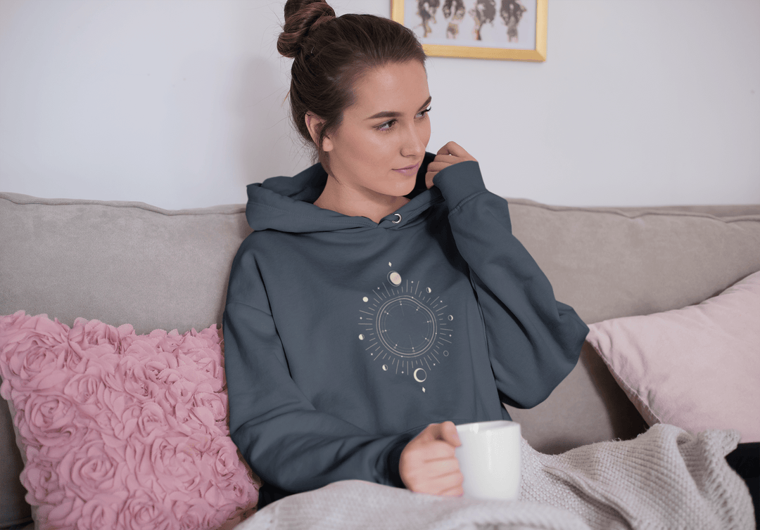 The Moon Watches Over Wild Hearts Hoodie - Milady's Mythical Market