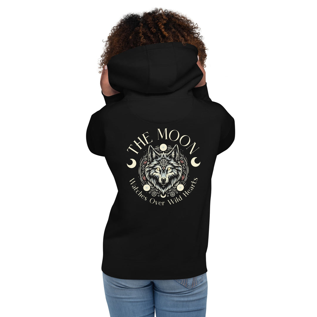 The Moon Watches Over Wild Hearts Hoodie - Milady's Mythical Market