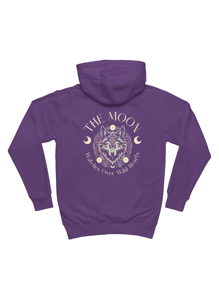 The Moon Watches Over Wild Hearts Hoodie - Milady's Mythical Market