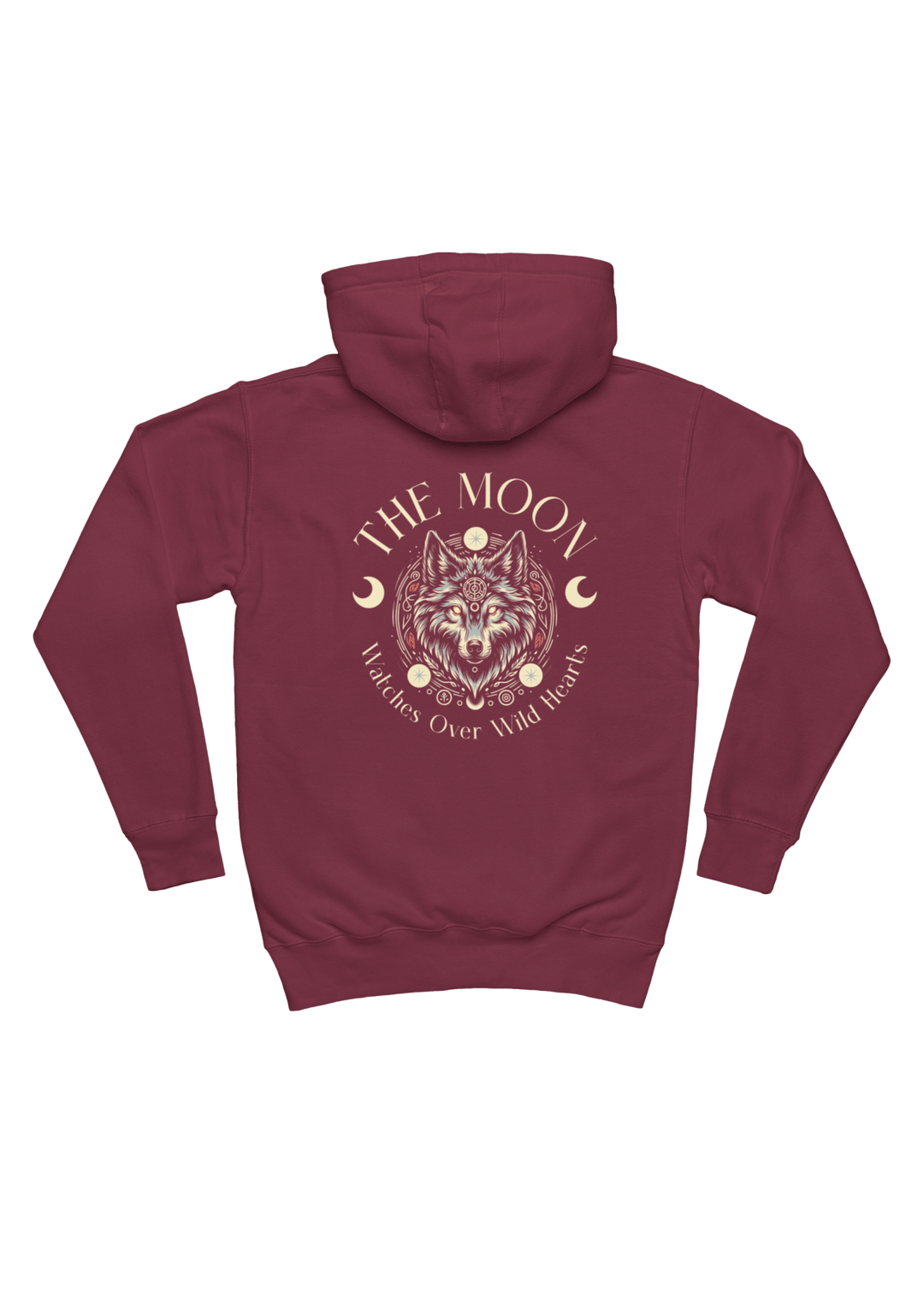 The Moon Watches Over Wild Hearts Hoodie - Milady's Mythical Market