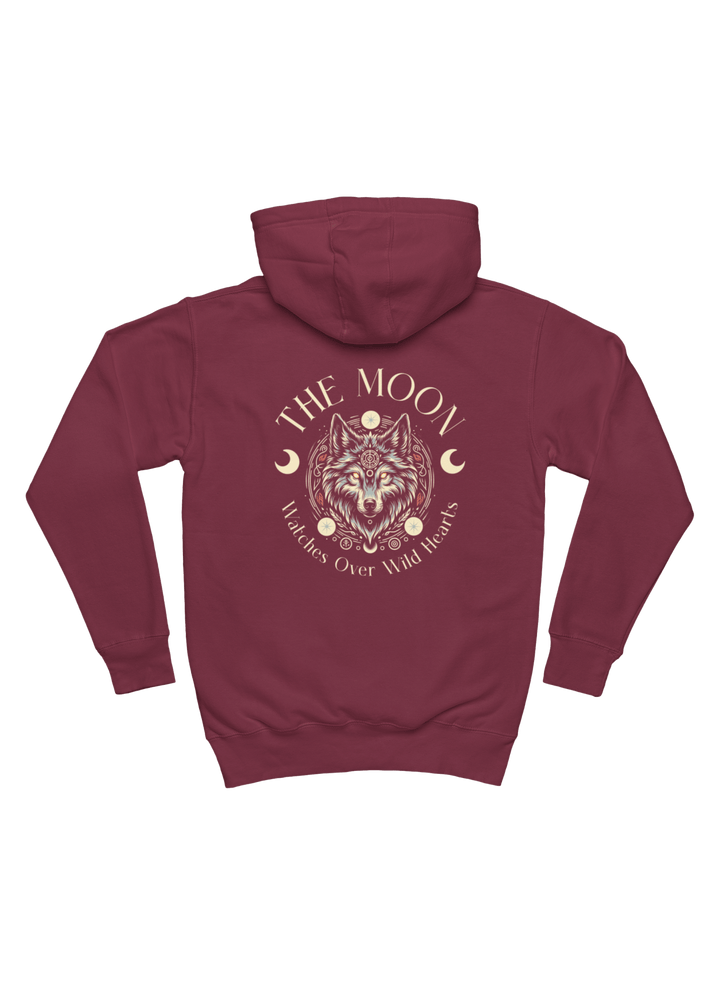 The Moon Watches Over Wild Hearts Hoodie - Milady's Mythical Market