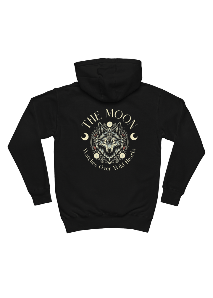 The Moon Watches Over Wild Hearts Hoodie - Milady's Mythical Market