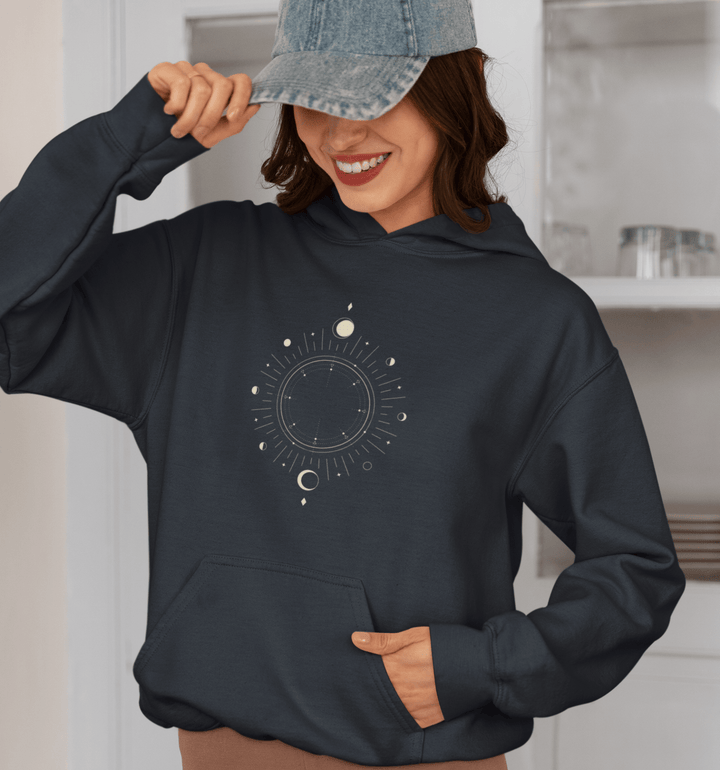 The Moon Watches Over Wild Hearts Hoodie - Milady's Mythical Market