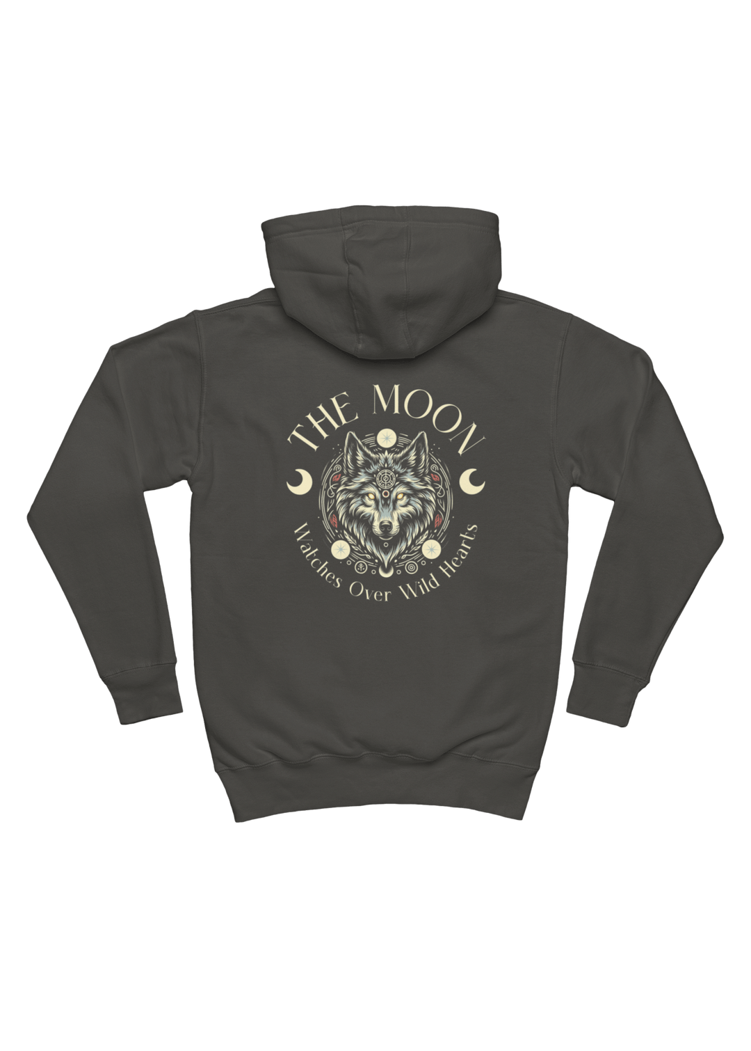 The Moon Watches Over Wild Hearts Hoodie - Milady's Mythical Market