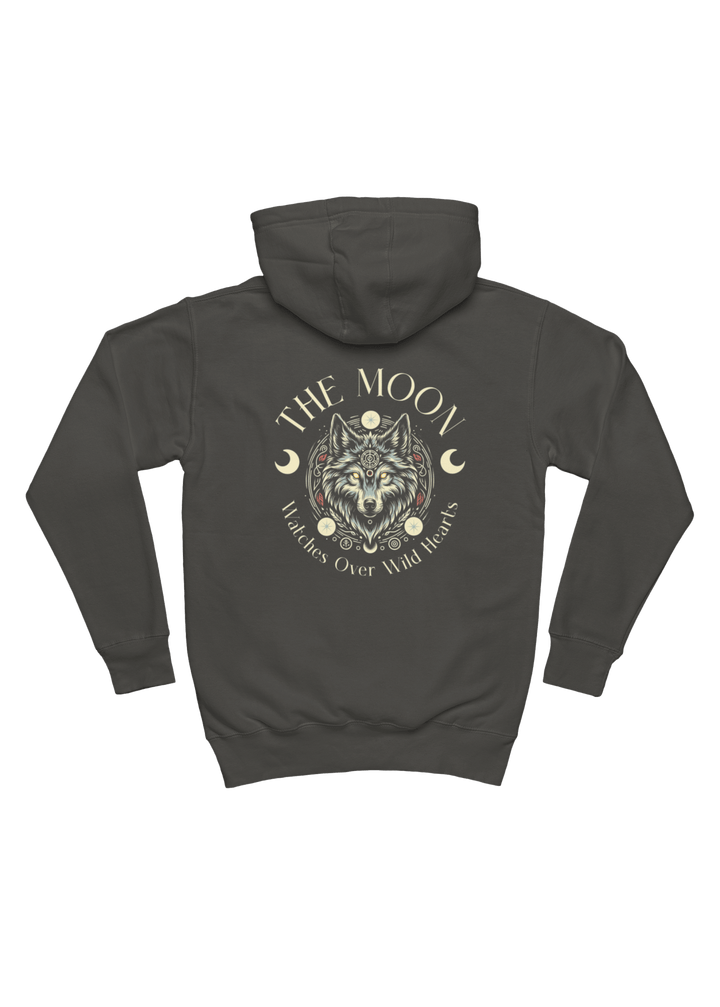 The Moon Watches Over Wild Hearts Hoodie - Milady's Mythical Market