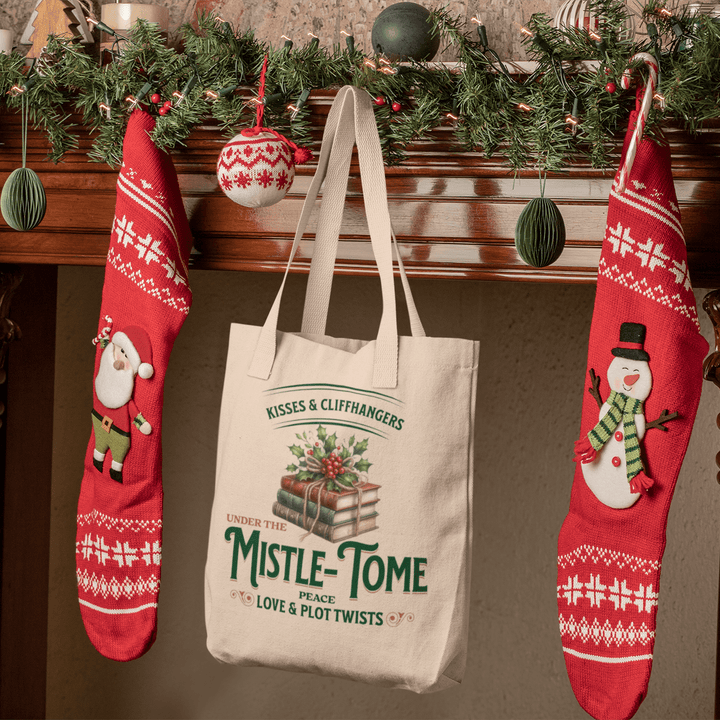 Under the Mistle - Tome Tote Bag - Read Til Dawn