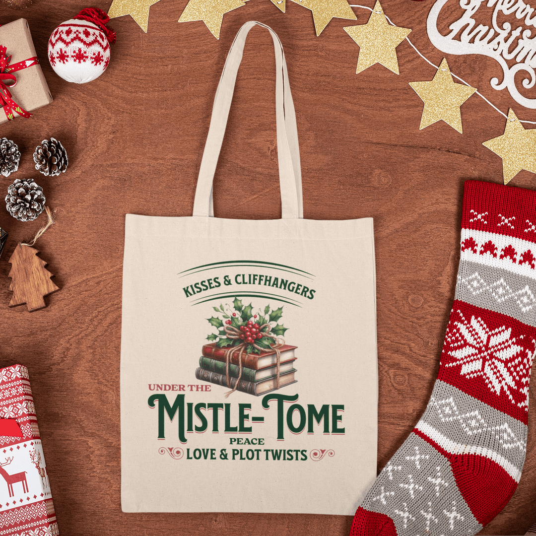 Under the Mistle - Tome Tote Bag - Read Til Dawn