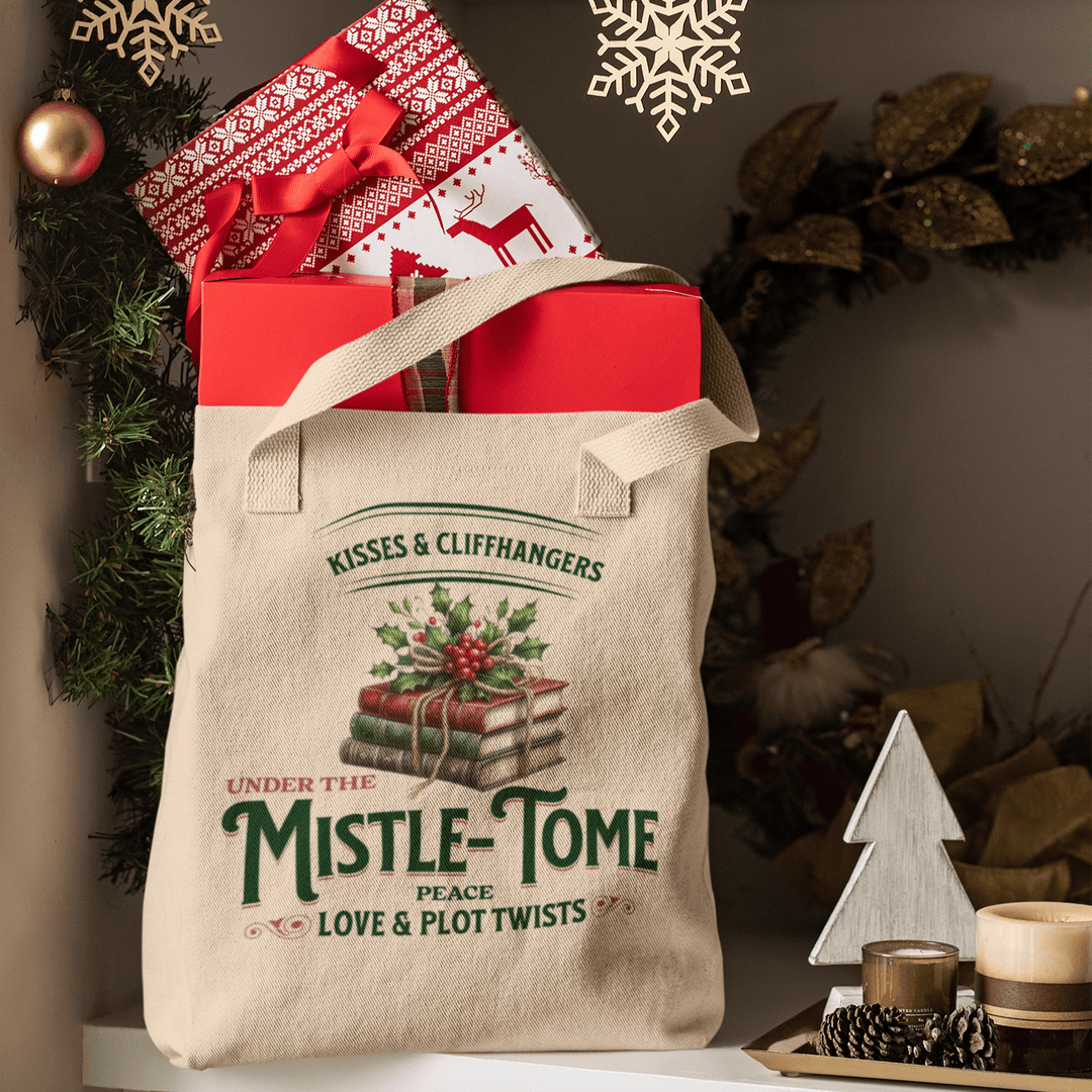 Under the Mistle - Tome Tote Bag - Read Til Dawn