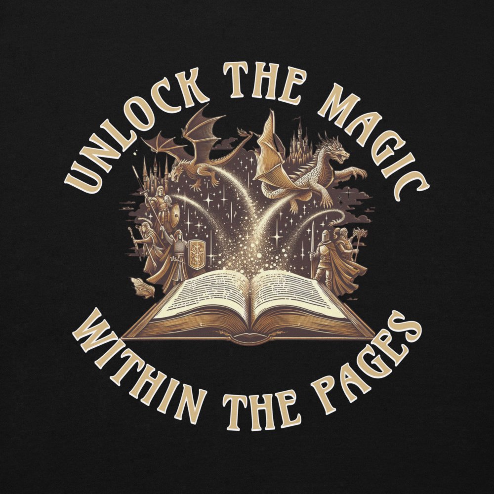 Unlock The Magic Within The Pages Hoodie - Milady's Mythical Market