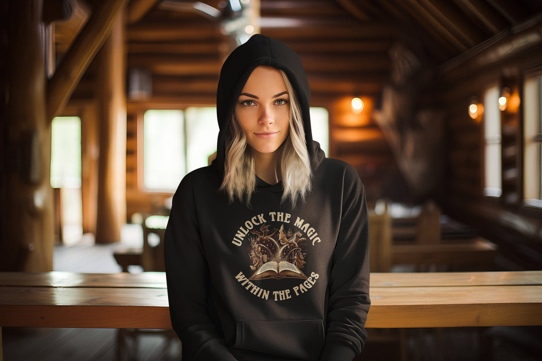 Unlock The Magic Within The Pages Hoodie - Milady's Mythical Market